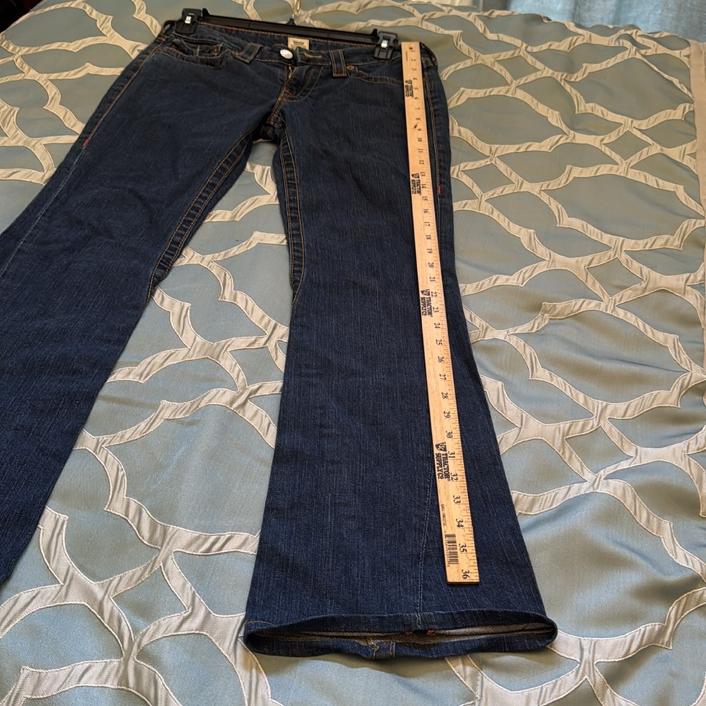 VTG Women's True Religion jeans SZ 30 Twisted Bellbottom Style - Picture 11 of 11